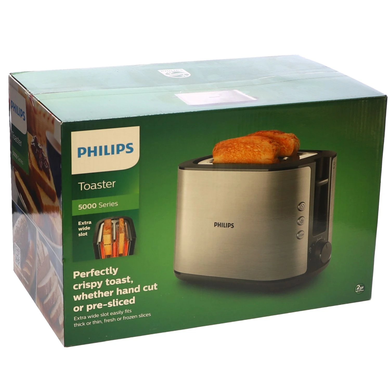 Philips Broodrooster HD2650/90 Viva RVS/zwart 7 Philips Broodrooster HD2650/90 Viva RVS/zwart - Afbeelding 5