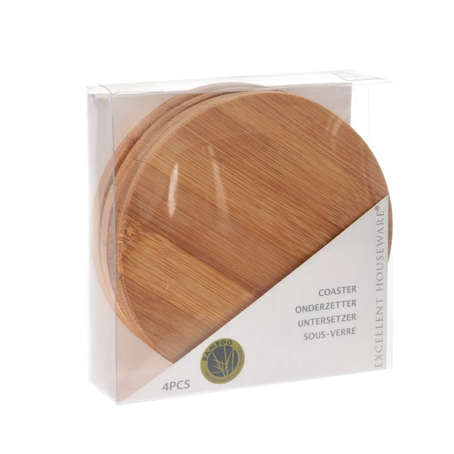 Excellent Houseware Glazenonderzetters Ø6,5 Cm 4 Stuks 3 Excellent Houseware Glazenonderzetters Ø6,5 Cm 4 Stuks