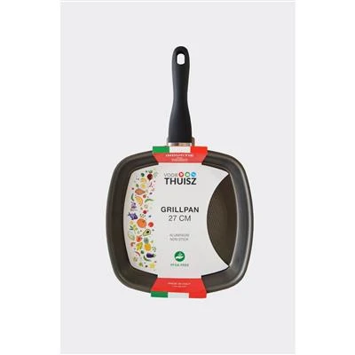Thuisz Como Grillpan Ø27 Cm Inductie (voor Alle Warmtebronnen) 4 Thuisz Como Grillpan Ø27 Cm Inductie (voor Alle Warmtebronnen) - Afbeelding 2