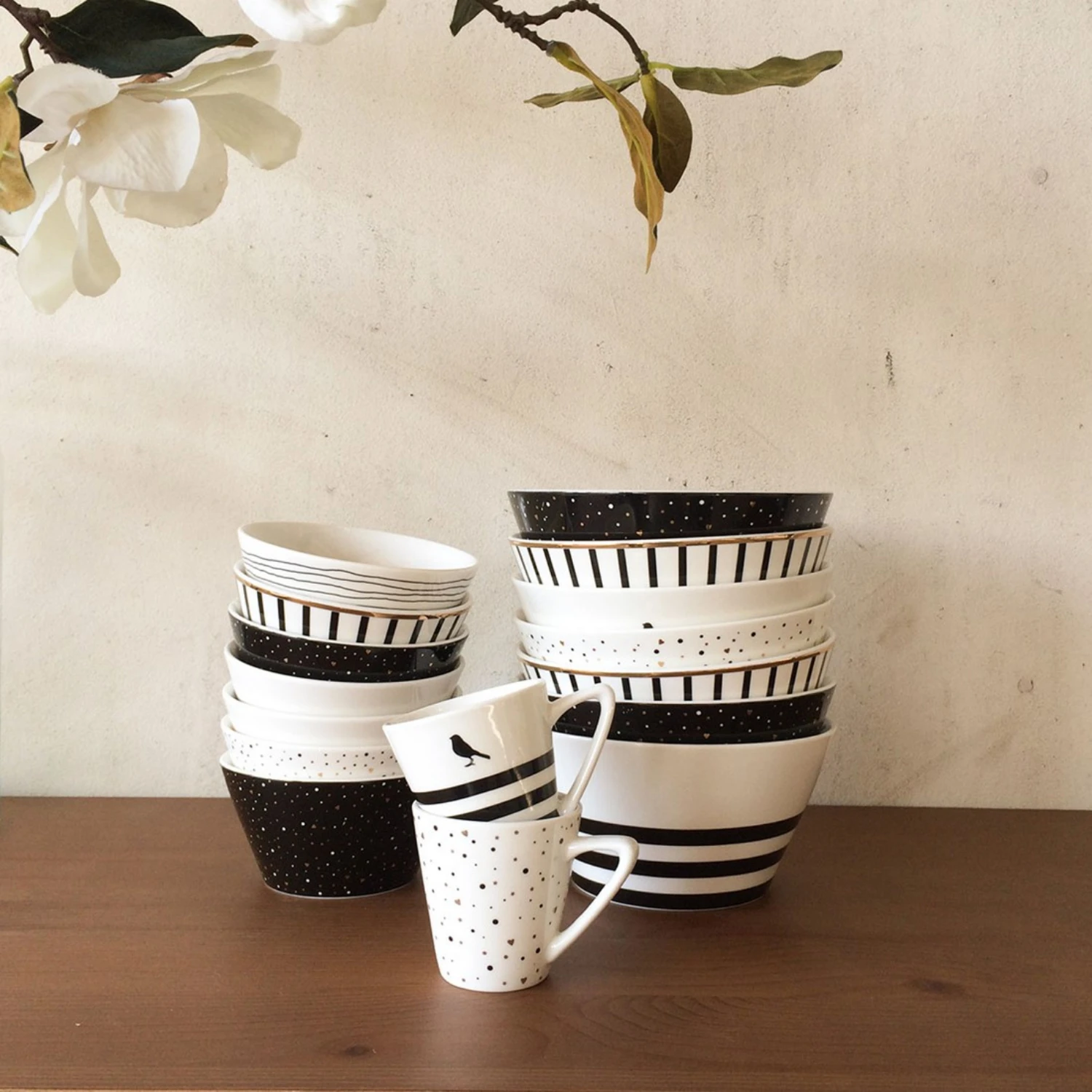 Dutch Rose Amsterdam Loft Kom 10 Cm Wit Glitter 4 Dutch Rose Amsterdam Loft Kom 10 Cm Wit Glitter - Afbeelding 2