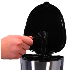 Inventum Koffiezetter 1.25l Zwart/rvs 10 Kopjes -Thuis Keuken 101 0855 4 1