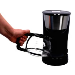 Inventum Koffiezetter 1.25l Zwart/rvs 10 Kopjes -Thuis Keuken 101 0855 5 1