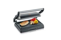Severin Compacte Multigrill 800W Grijs MetallicKG 2394 -Thuis Keuken 101 2394 4 1