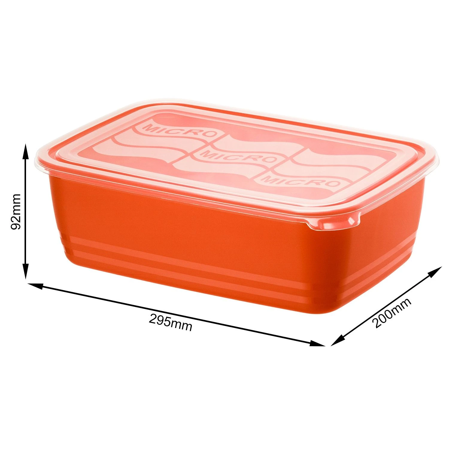 Rotho Magnetrondoos 3,7 L ECO Papaya Rood 4 Rotho Magnetrondoos 3,7 L ECO Papaya Rood - Afbeelding 2