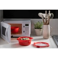 Curver Smart Magnetron Eco Vershoudbakje 1,6 L Rond Rood -Thuis Keuken 101 3117 3 1