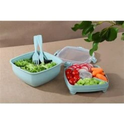 Sistema Renew Saladebak Meervaks 1.1 L Blauw -Thuis Keuken 101 3567 8 1