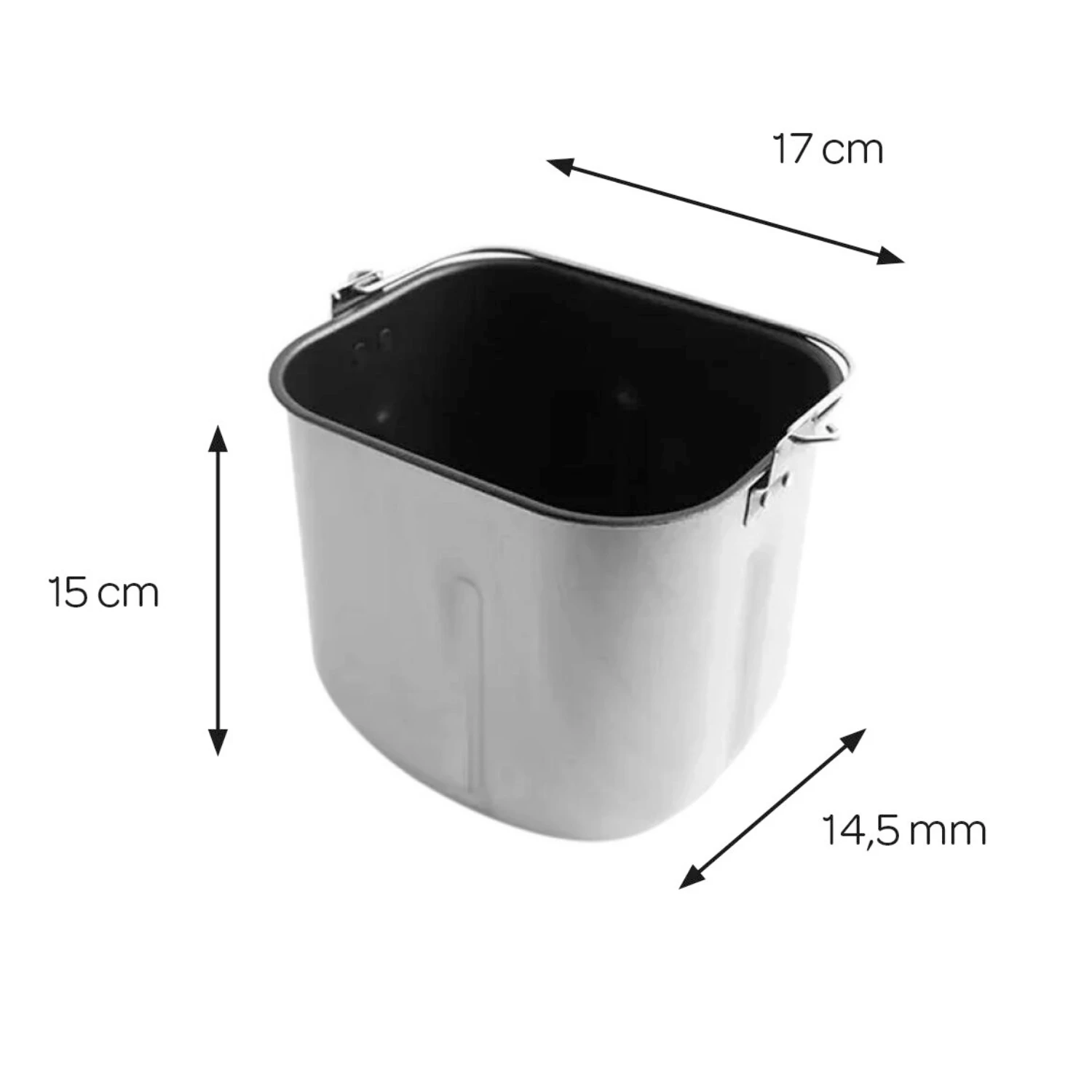 Inventum Broodbakmachine BM55 800 Gr Zwart 5 Inventum Broodbakmachine BM55 800 Gr Zwart - Afbeelding 3