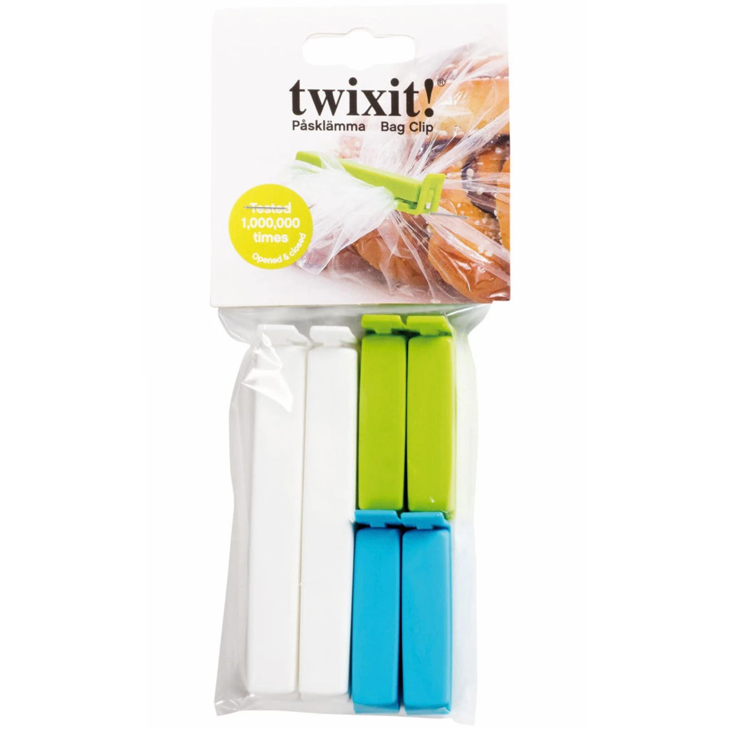 Zaksluiter Twixit Set 6 Stuks 3 Zaksluiter Twixit Set 6 Stuks