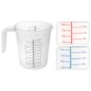 Maatbeker 1L Kunststof 3Assorti -Thuis Keuken 101 5000 1
