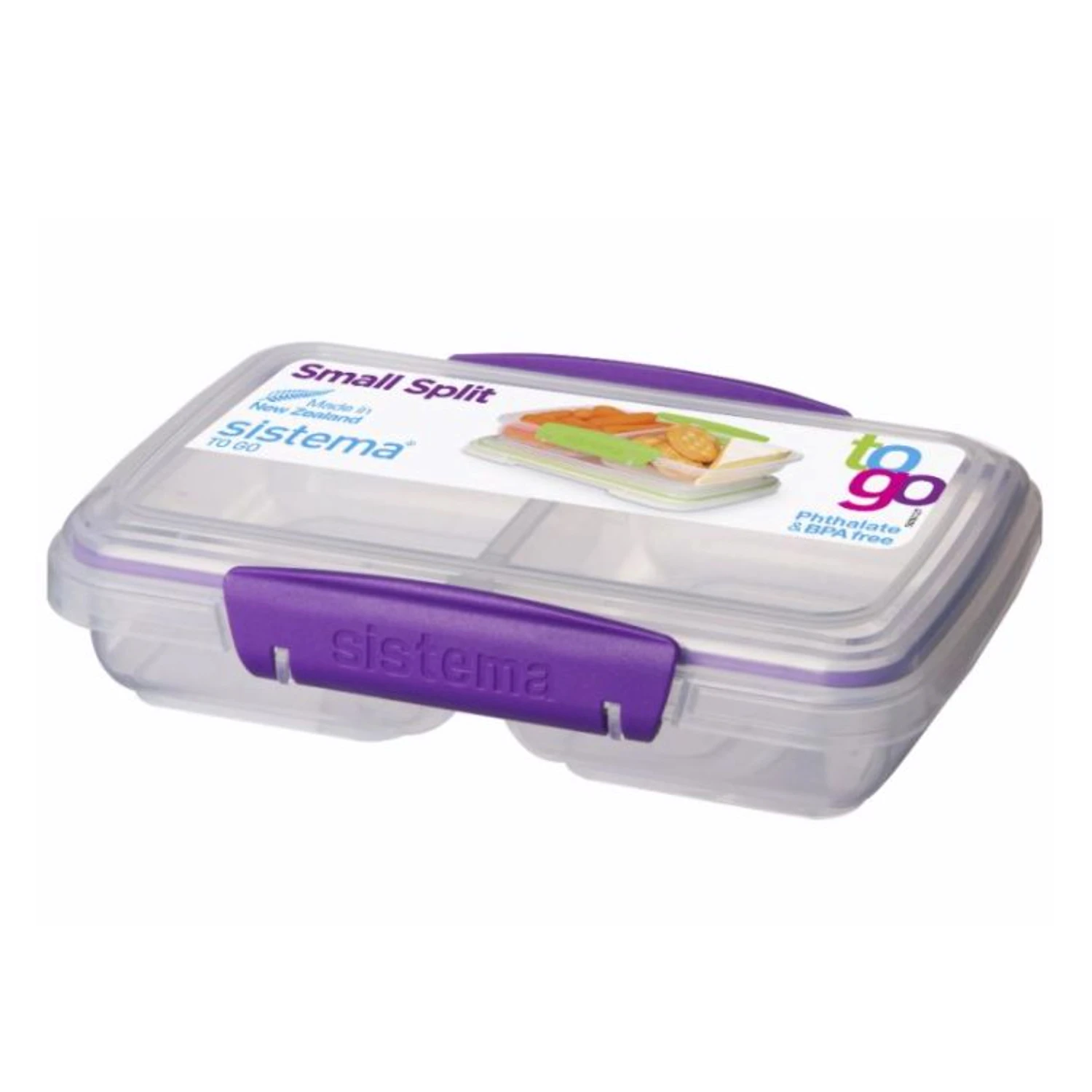 Sistema To Go Split Lunchbox 350 ML 3 Sistema To Go Split Lunchbox 350 ML