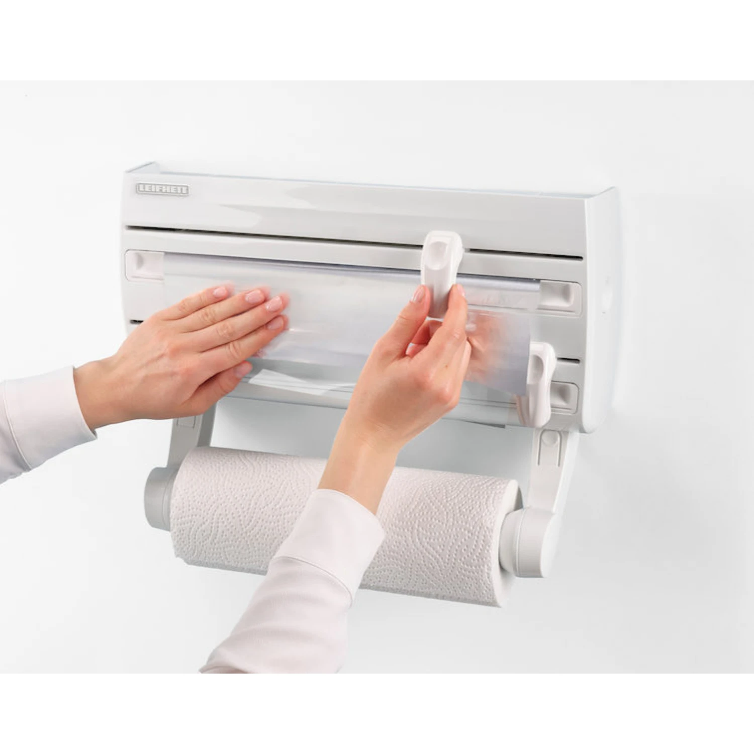 Leifheit Parat F2 Keukenrolhouder Wandmodel 4 Leifheit Parat F2 Keukenrolhouder Wandmodel - Afbeelding 2