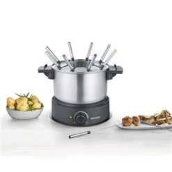 Severin Fondue 1500W 8-persoons Zwart FO 2470 -Thuis Keuken 101 6903 5 1