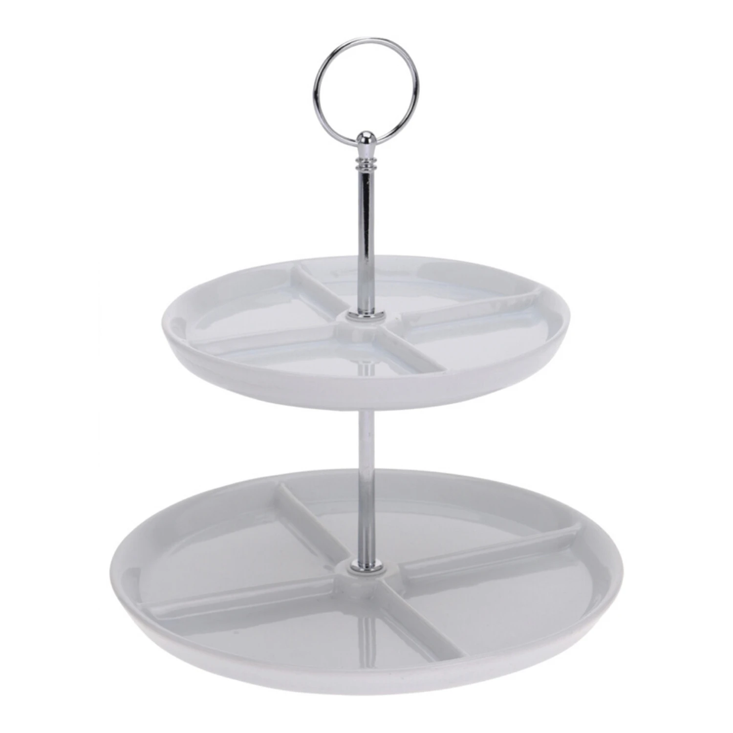 Excellent Houseware Etagere 2-laags Porselein 3 Excellent Houseware Etagere 2-laags Porselein