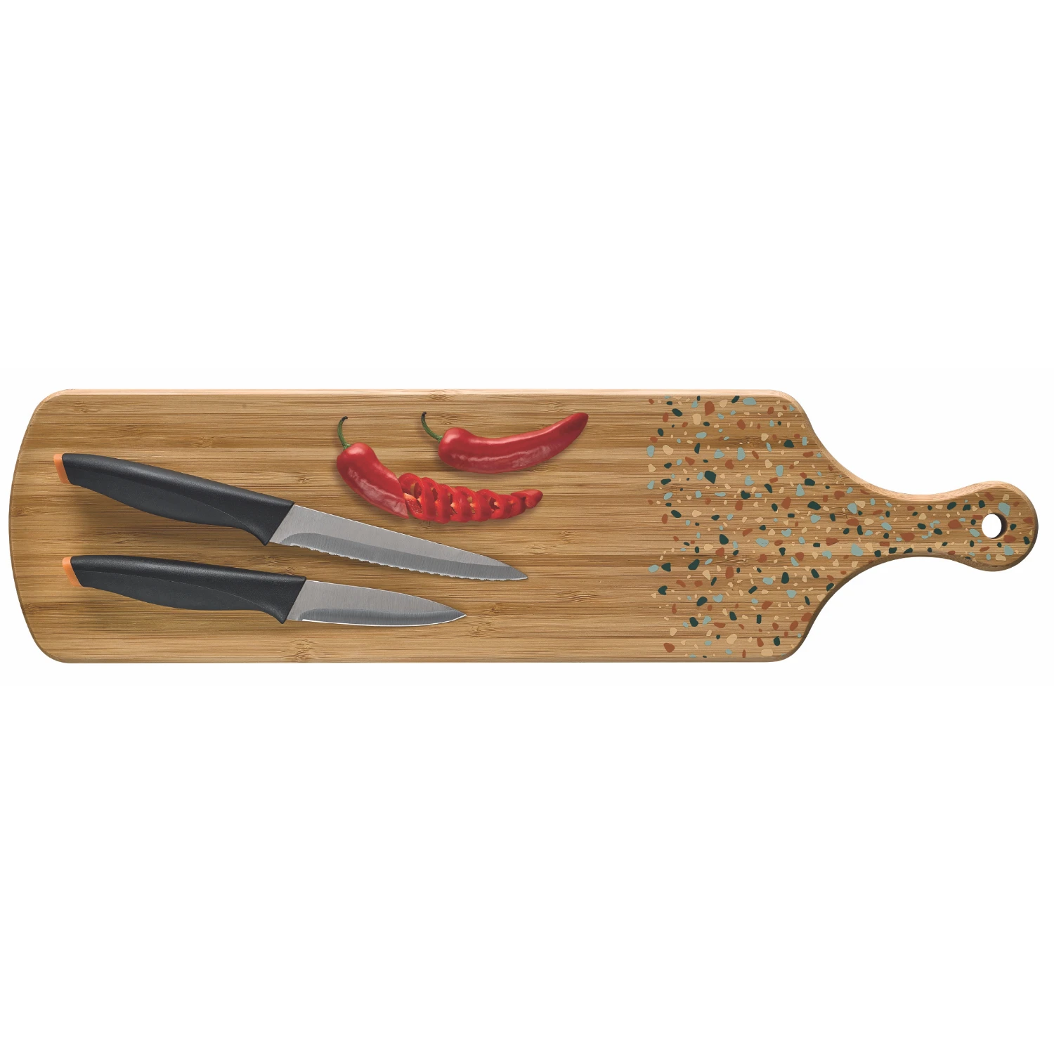 Richardson Sheffield Bamboe Snijplank Incl 2 Mes 3 Richardson Sheffield Bamboe Snijplank Incl 2 Mes