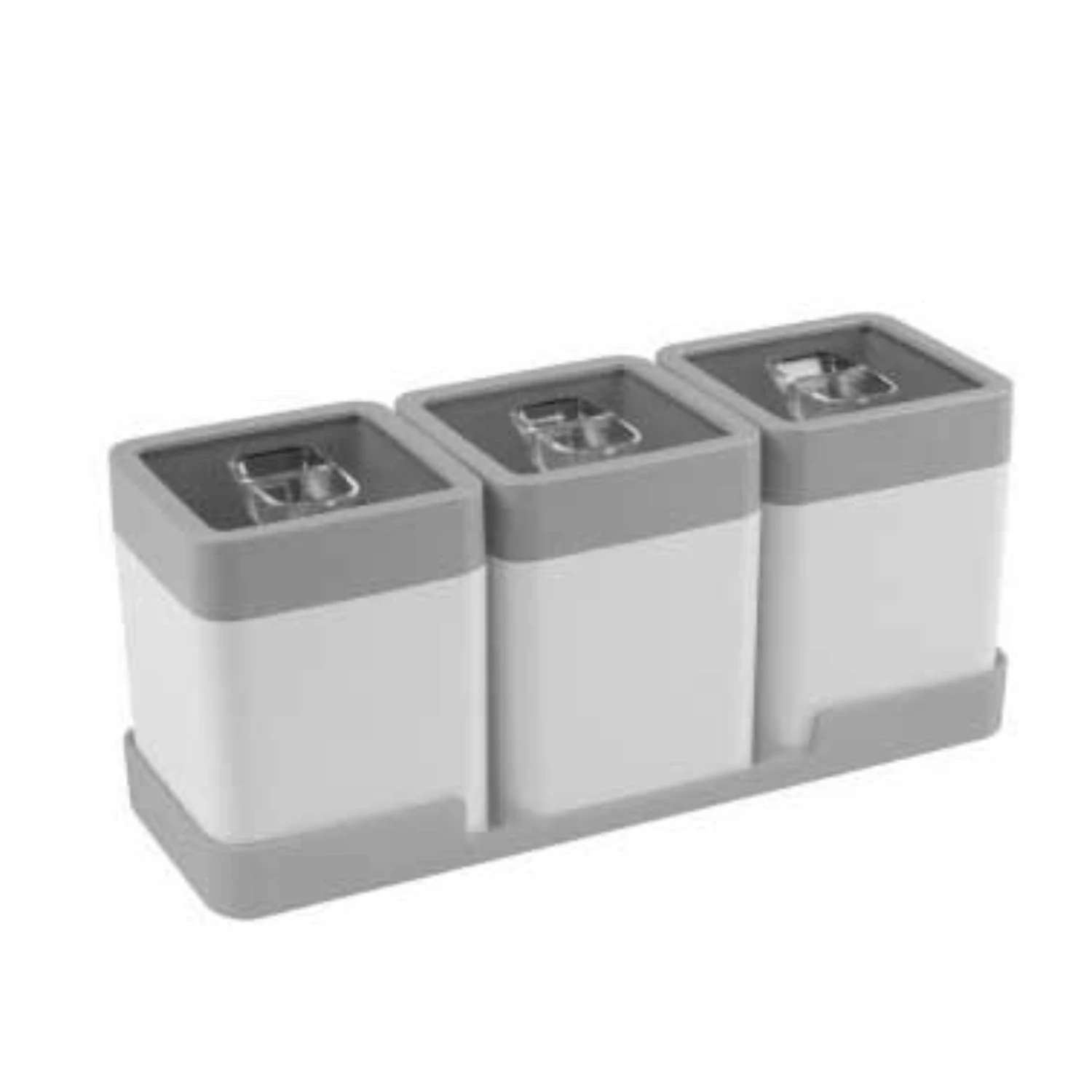 Sunware Sigma Home Voorraadbussen Met Tray 0.6L Set Van 3 Wit 3 Sunware Sigma Home Voorraadbussen Met Tray 0.6L Set Van 3 Wit