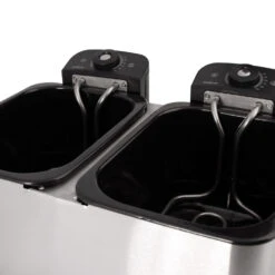 Inventum Friteuse Dubbel GF461 2 X 2,5 L RVS 1800W -Thuis Keuken 101 9419 2 1