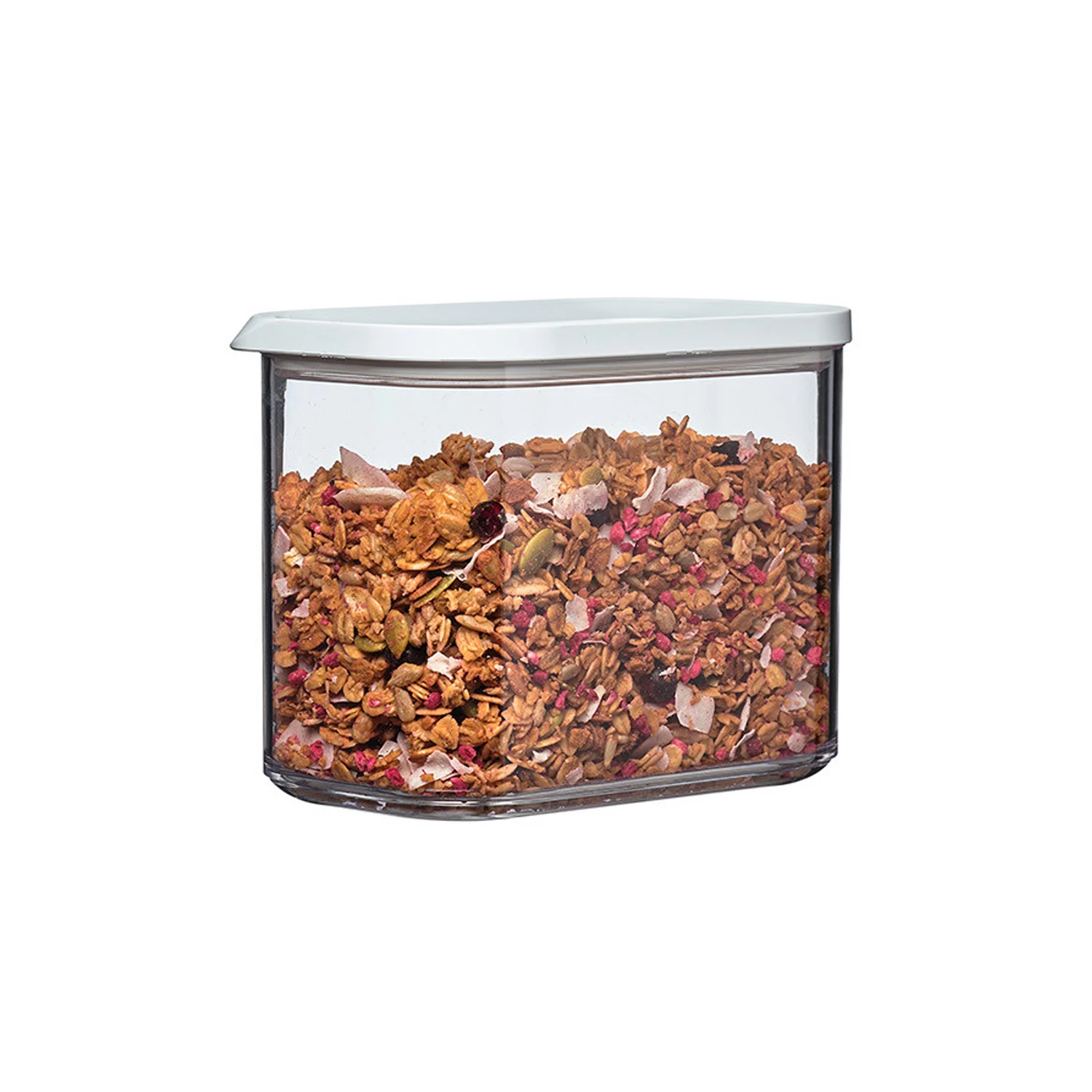 Mepal Modula Bewaardoos 1 L Witte Deksel 4 Mepal Modula Bewaardoos 1 L Witte Deksel - Afbeelding 2