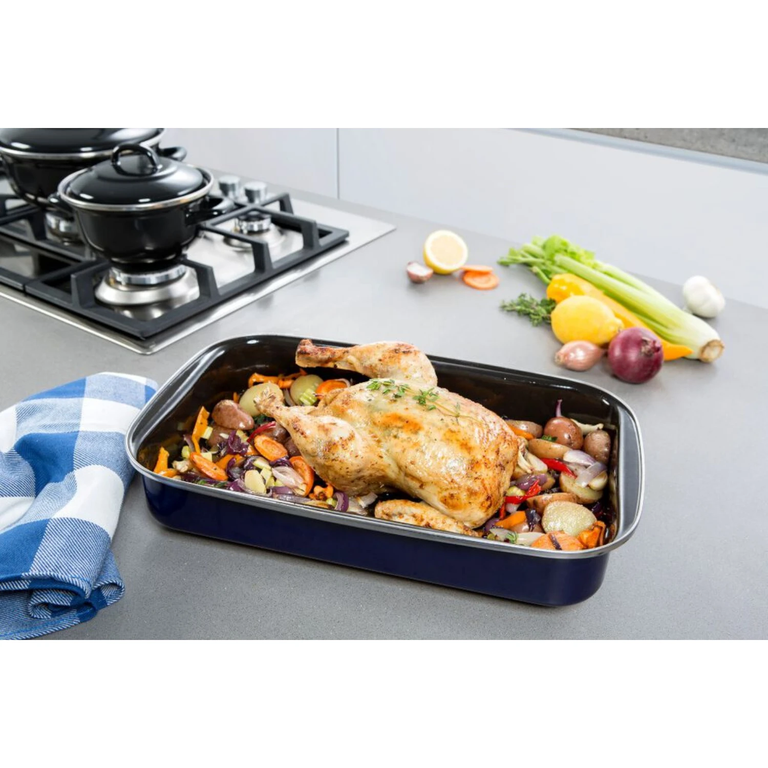 BK Fortalit Ovenschaal 35 X 21 Cm 4 BK Fortalit Ovenschaal 35 X 21 Cm - Afbeelding 2