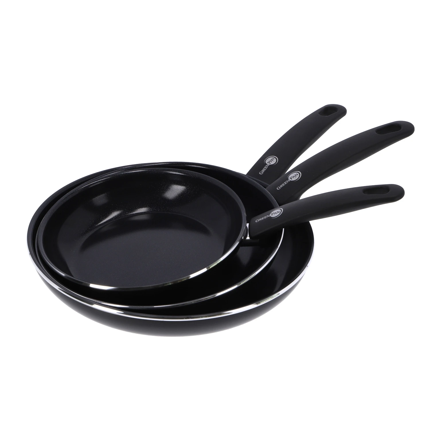 Greenpan Cambridge Black Koekenpan Set 3 Stuks20 Cm, 24 Cm En 28 Cm 5 Greenpan Cambridge Black Koekenpan Set 3 Stuks20 Cm, 24 Cm En 28 Cm - Afbeelding 3