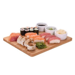 Sushiset Bamboe Porselein 4-delig -Thuis Keuken 104 0630 5 1