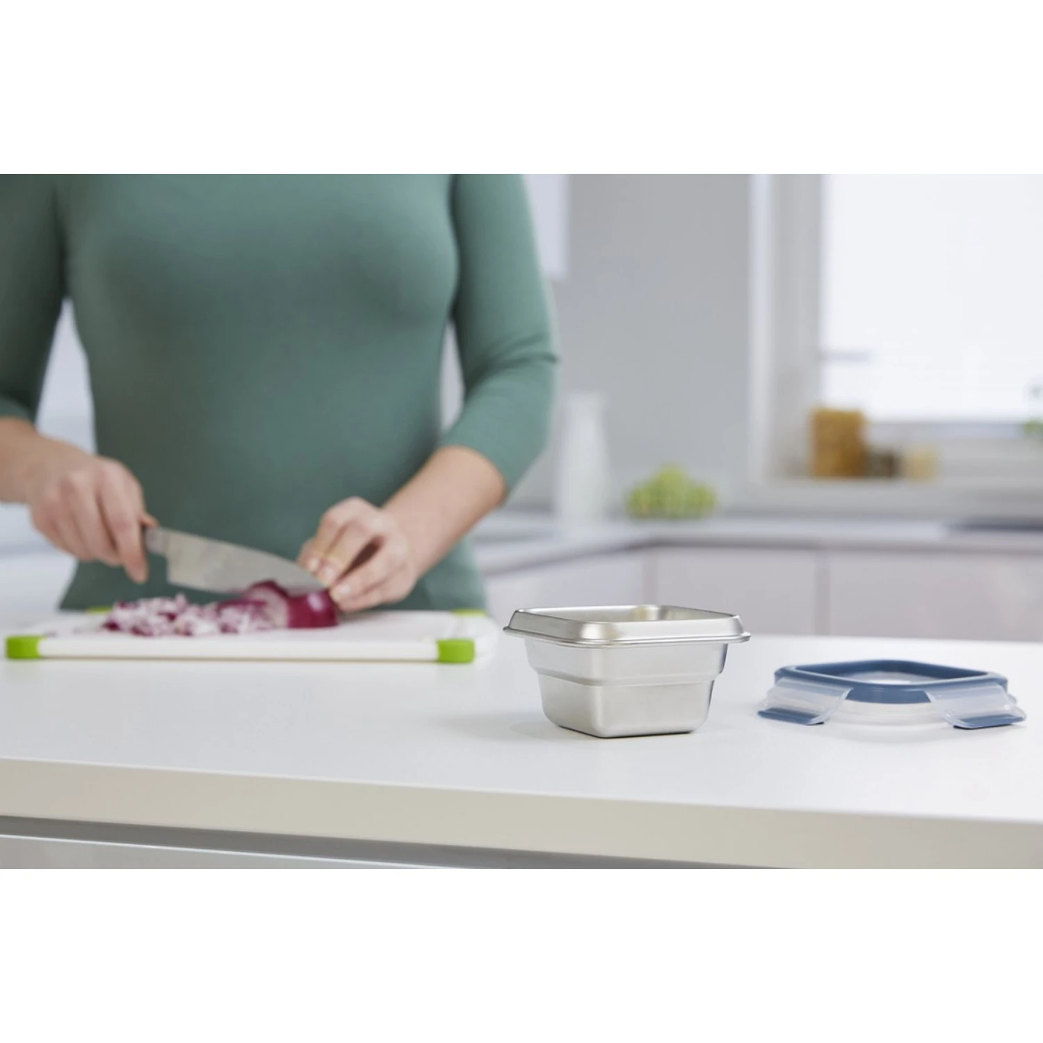 Tefal Masterseal RVS Vershouddoos Vierkant 0.2 L 4 Tefal Masterseal RVS Vershouddoos Vierkant 0.2 L - Afbeelding 2