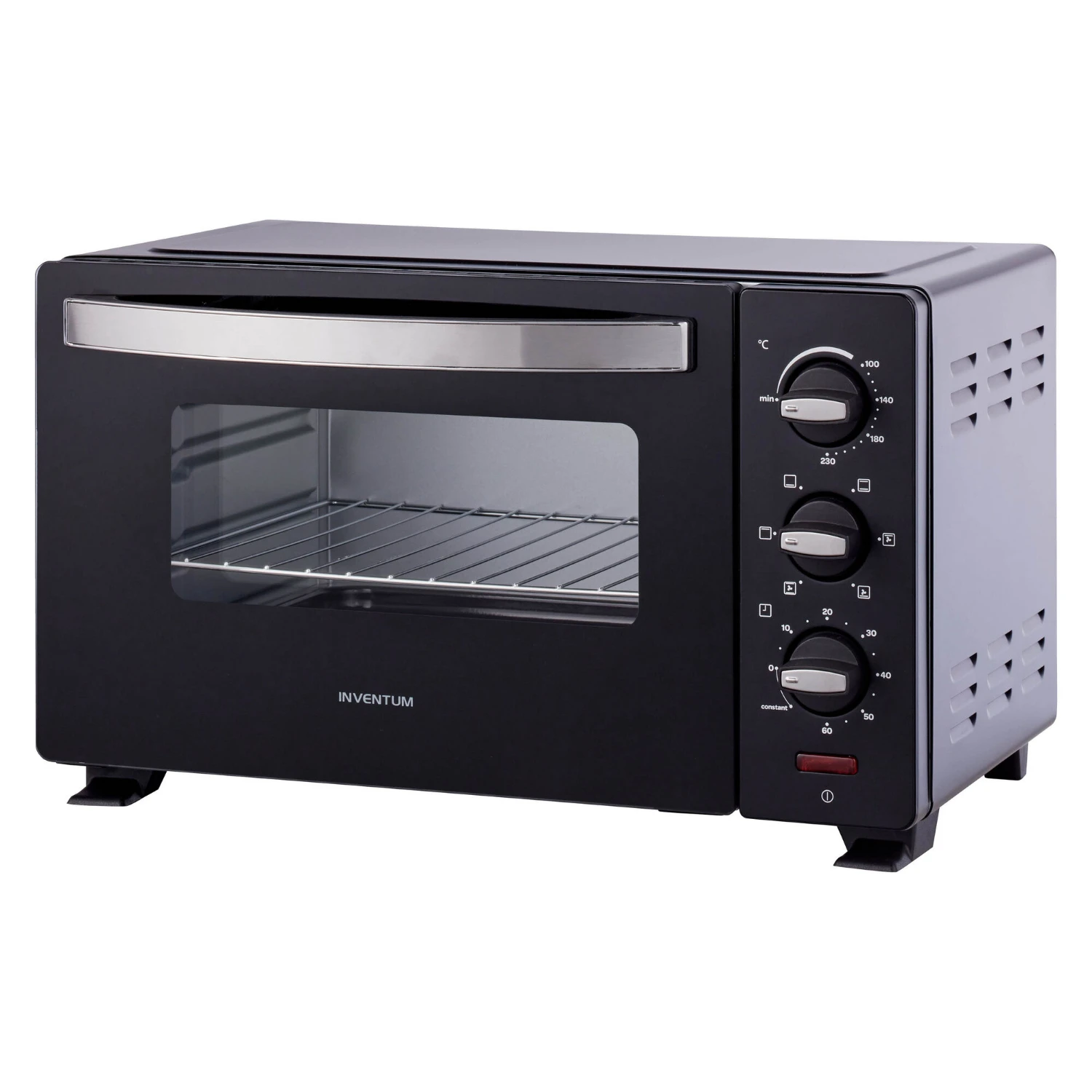Inventum Oven OV207B 20 L 1380W Zwart 4 Inventum Oven OV207B 20 L 1380W Zwart - Afbeelding 2