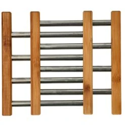 Onderzetter RVS Met Bamboe 21,5 X 22 Cm 14 Onderzetter RVS Met Bamboe 21,5 X 22 Cm -Thuis Keuken 5aaed209a76e3b997f2144c83bcbd7a6