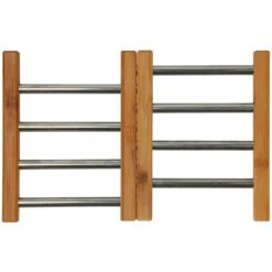 Onderzetter RVS Met Bamboe 21,5 X 22 Cm 12 Onderzetter RVS Met Bamboe 21,5 X 22 Cm -Thuis Keuken 9bd82492973ec95fe7651d6985050300