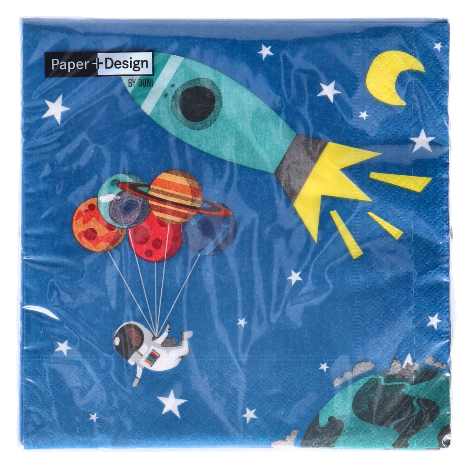 Servetten Space 33x33 Cm 3 Servetten Space 33x33 Cm