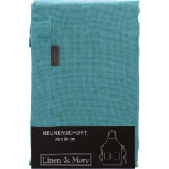 Linen & More Schort Uni Groen -Thuis Keuken cf2fc76c312511c30cb03a4e975a1a7b
